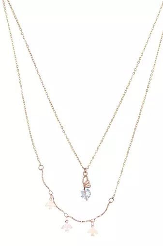 Multi layer/single layer chain pendant for wo  and girls