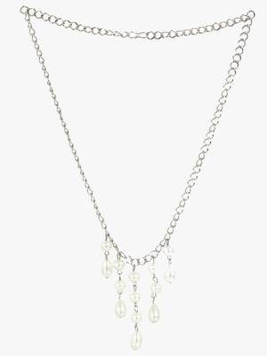 Women gold plated linked chain necklace 3