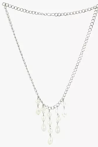 Women gold plated linked chain necklace