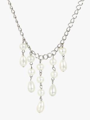 Women gold plated linked chain necklace 4