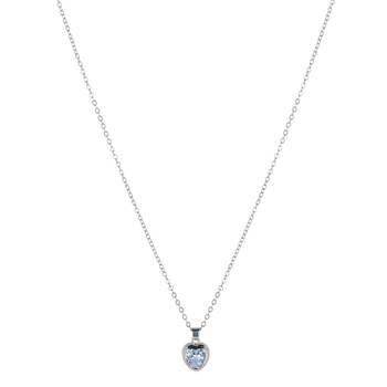   rhodium star shaped cz studded single chain necklace 4