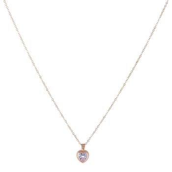   rosegold-plated star shaped cz studded single chain necklace 4