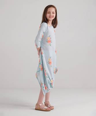 Baby blue dhoti jumpsuit kids 3