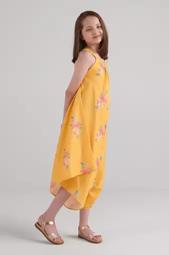 Amber yellow palazzo jumpsuit kids