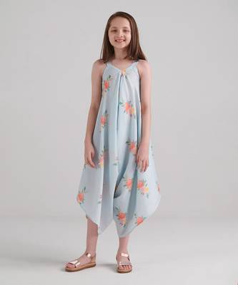 Baby blue palazzo jumpsuit kids 1