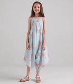Baby blue palazzo jumpsuit kids