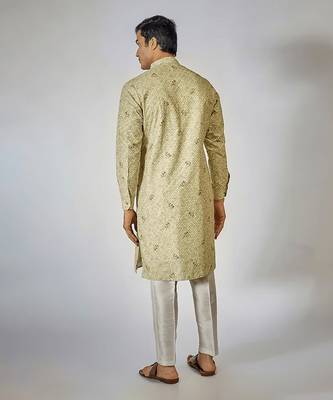 Pista green kurta set 2