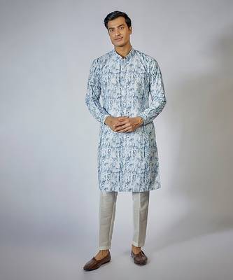 Off white kurta set 1