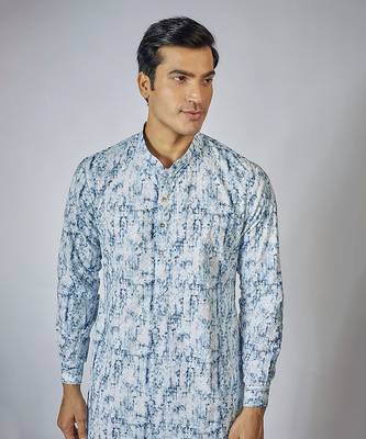 Off white kurta set 3