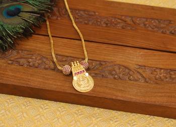 Kerala style gold plated temple necklace 2
