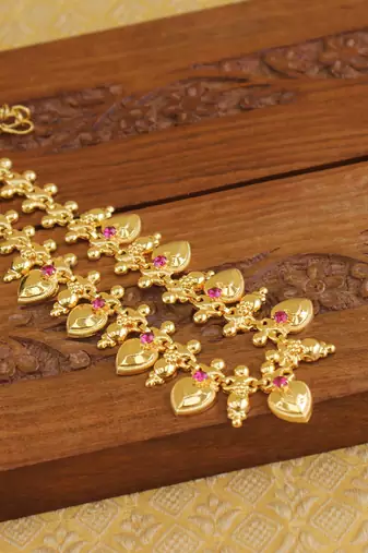 Kerala style gold plated necklace