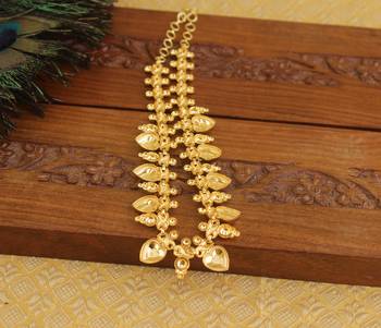 Kerala style gold plated necklace 3