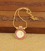 Kerala style gold plated head necklace