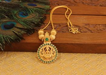 Kerala style gold plated temple necklace 1