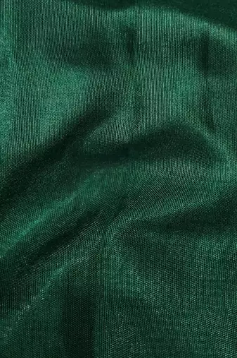 Manvaa women's green embroidered georgette dressaterial