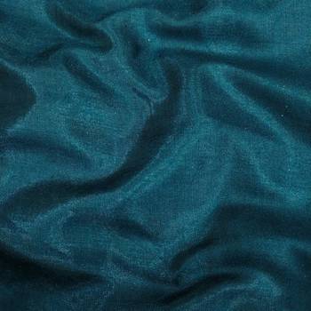 Manvaa women's teal blue embroidered georgette dressaterial 5