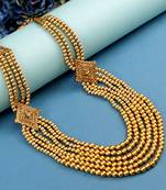   pearl beads dulha groom sherwani mala for   for wedding | Layered Gold mala | perfect for groom