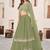 Wonderful Olive Sequins Georgette Wedding Wear Lehenga Choli