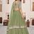 Wonderful Olive Sequins Georgette Wedding Wear Lehenga Choli