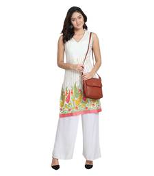 Ivory Paisley Embroidery Kurta