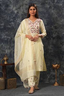 Saumya-Lemon-Yellow-Suit-Set 1