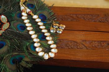 Elegant kundan polki necklace set 1