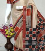 BHAGALPURI SEMI LINEN SAREE 
