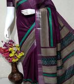 BHAGALPURI SEMI LINEN SAREE 