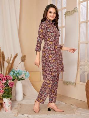 Multi colour beautiful printed trendy coord set dress for looks 4
