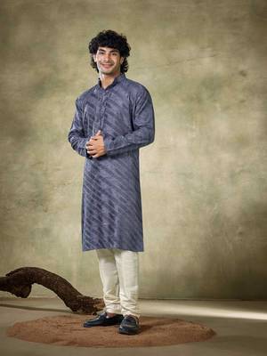 Vardha men's viscose sequence readymade kurta for men - sequins embroidery,  traditional design white kurtas 1