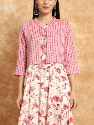 Women Trending Floral Printed Anarkali Kurta 2