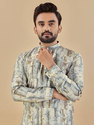 Multicolor printed soft cotton straight kurta 3