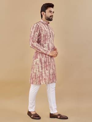 Multicolor printed soft cotton straight kurta 2
