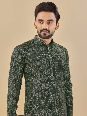 Multicolor printed soft cotton straight kurta 3
