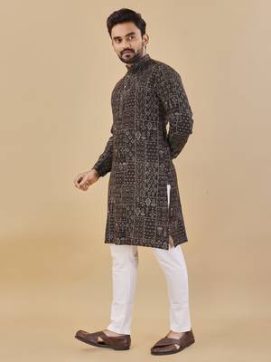 Multicolor printed soft cotton straight kurta 2
