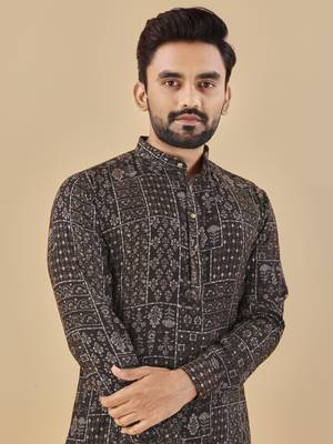 Multicolor printed soft cotton straight kurta 3