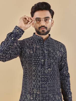 Multicolor printed soft cotton straight kurta 3