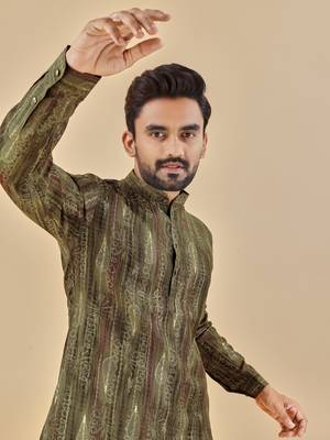 Multicolor printed soft cotton straight kurta 3