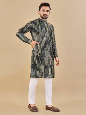 Multicolor printed soft cotton straight kurta 2