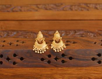 Designer gold plated earrings 1