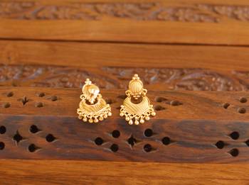 Designer gold plated earrings 2
