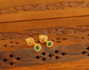 Designer gold plated earrings 1