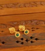 Designer gold plated earrings