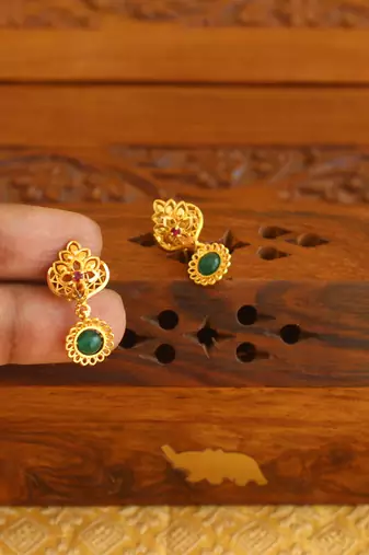 Designer gold plated earrings