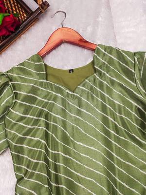 Silk laheriya kurti for women 3