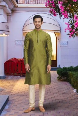 Art silk pajama kurta for mens 1