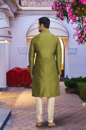 Art silk pajama kurta for mens
