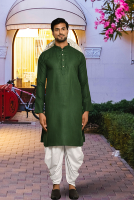 Art silk kurta patiala for mens 1