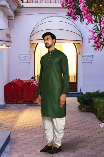 Art silk kurta patiala for mens
