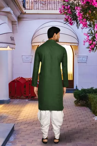 Art silk kurta patiala for mens